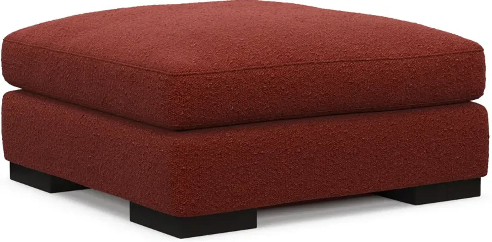 Bondi Foam Comfort Ottoman - Bloke Brick