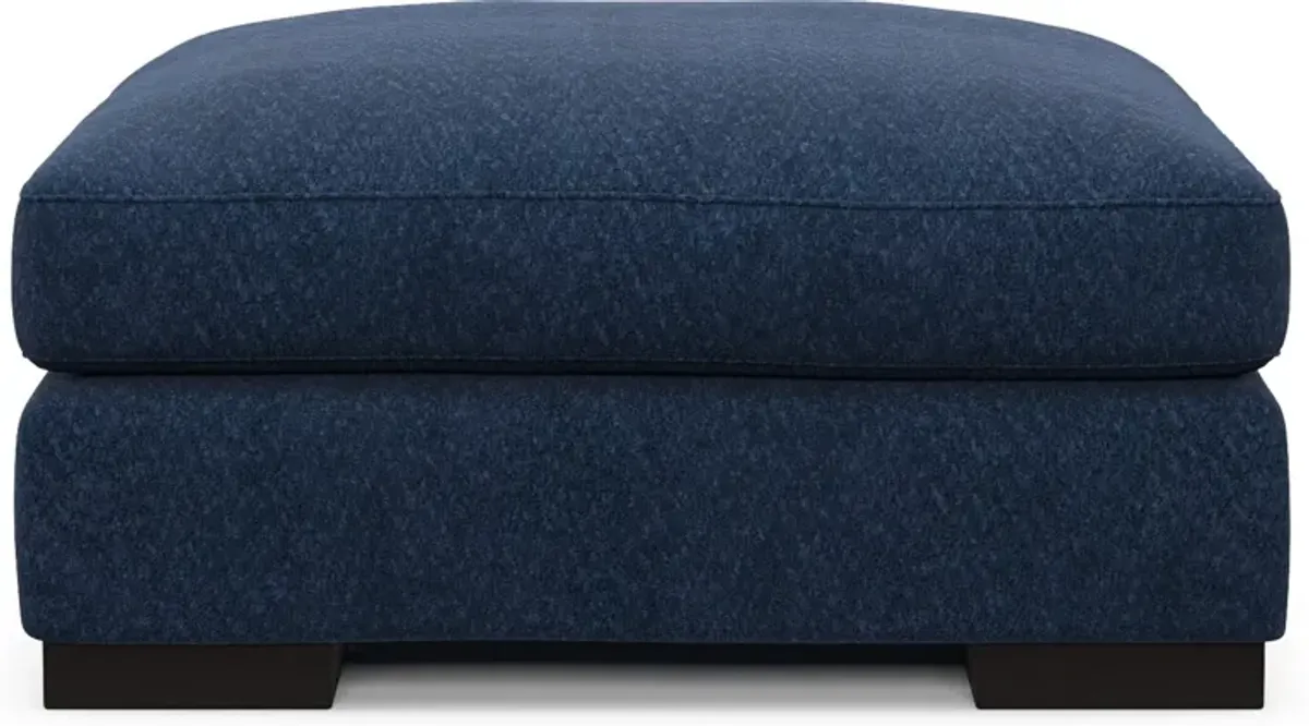 Bondi Foam Comfort Ottoman - Oslo Navy