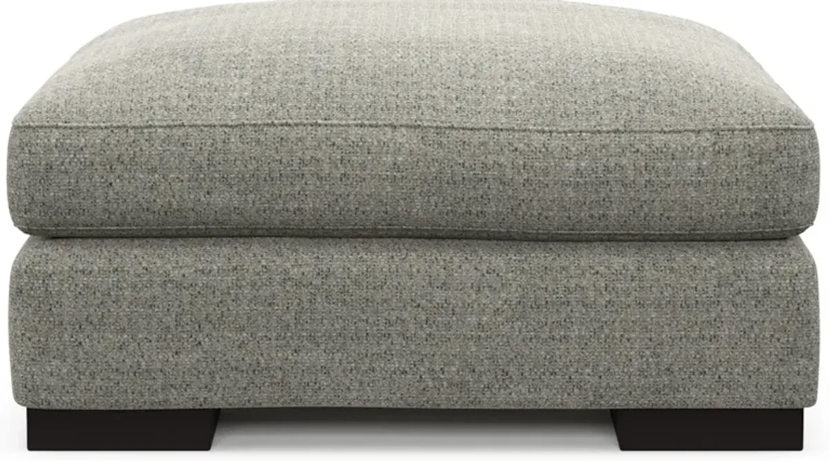 Bondi Foam Comfort Ottoman - Pandora Pepper