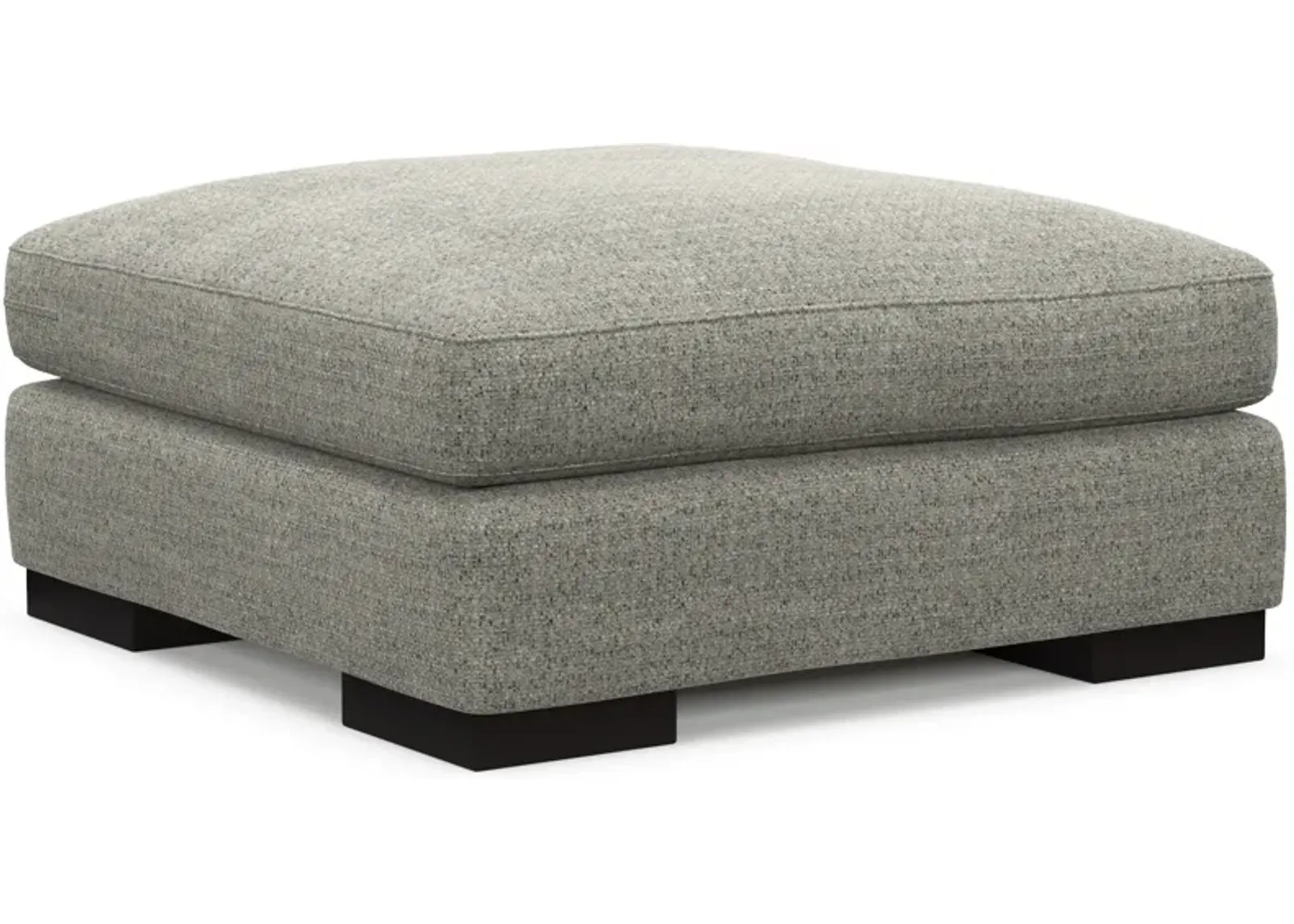 Bondi Foam Comfort Ottoman - Pandora Pepper