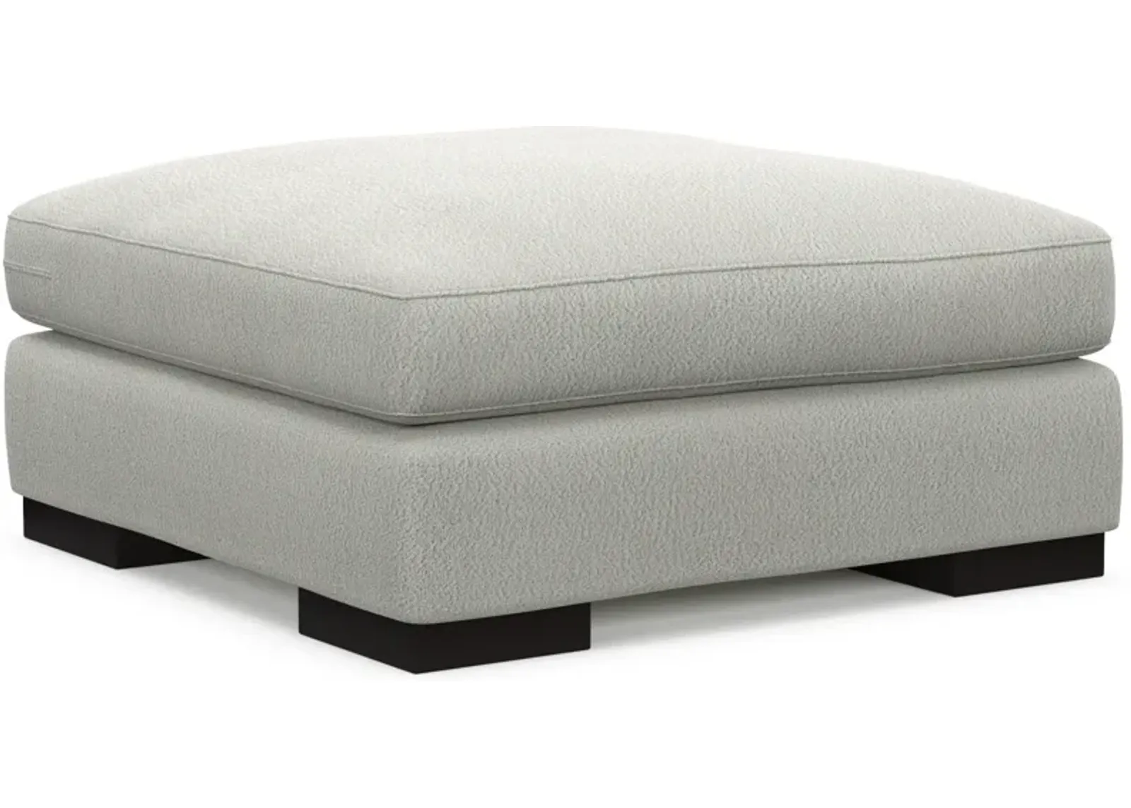 Bondi Foam Comfort Ottoman - Oslo Snow