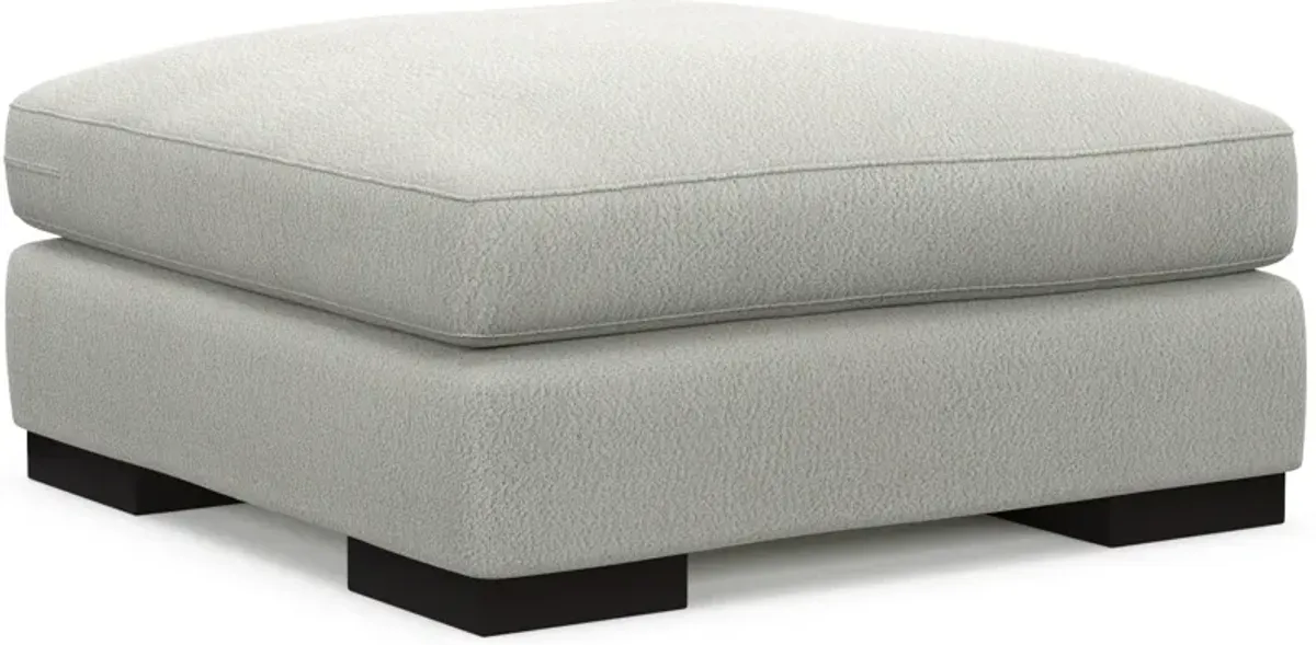 Bondi Foam Comfort Ottoman - Oslo Snow