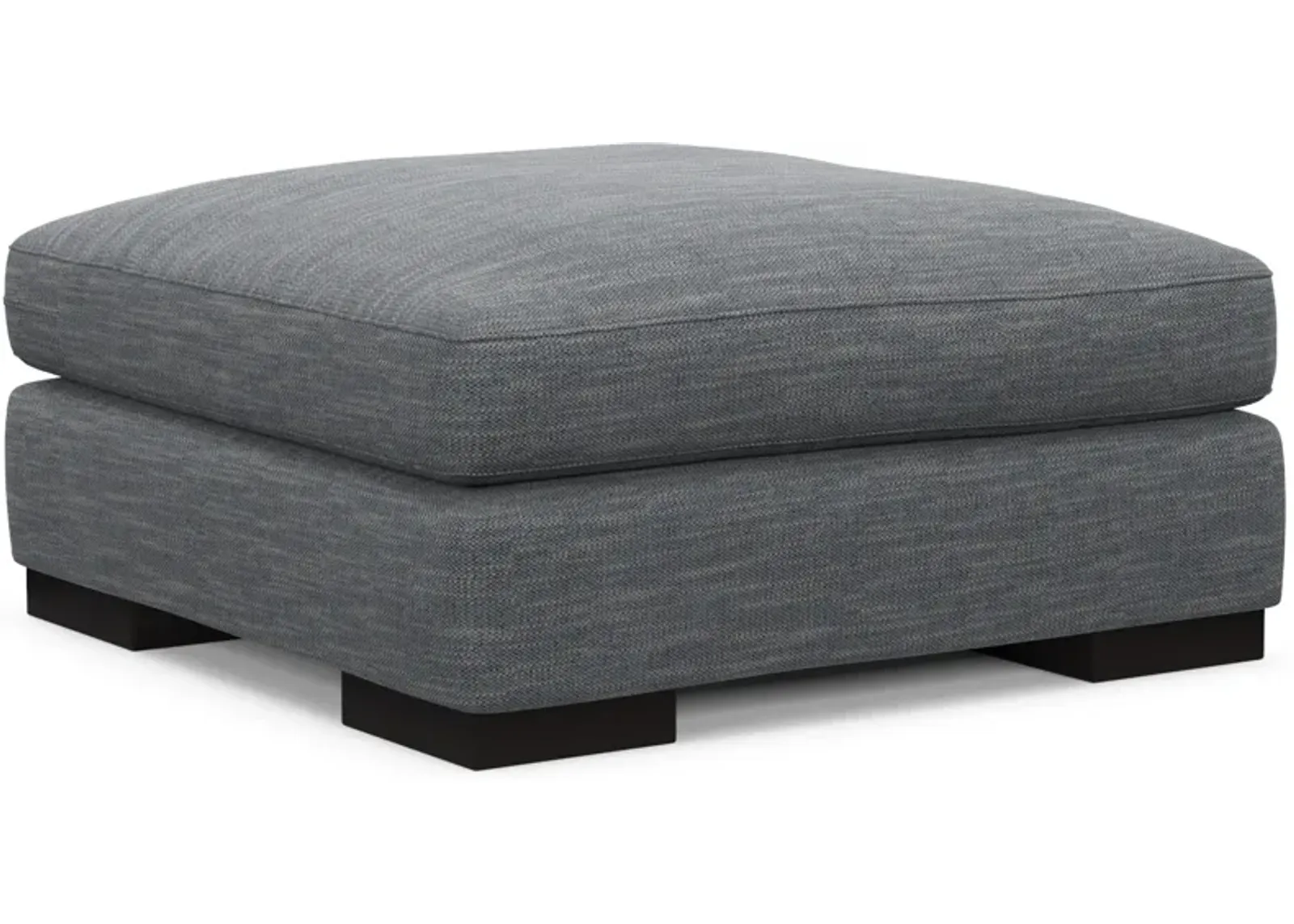 Bondi Foam Comfort Ottoman - Dudley Indigo