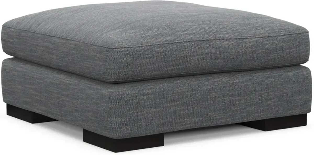 Bondi Foam Comfort Ottoman - Dudley Indigo