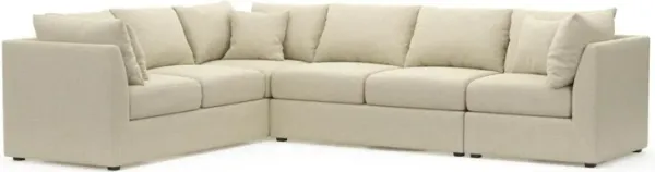 The Pitt Foam Comfort Sectional - Bridger Shell