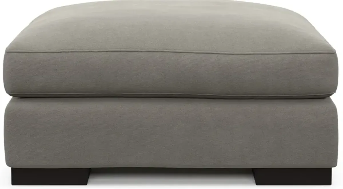 Bondi Foam Comfort Ottoman - Abington Fog