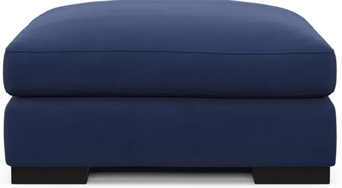 Bondi Foam Comfort Ottoman - Abington Indigo