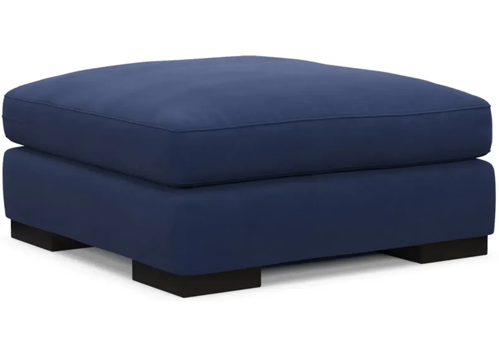 Bondi Foam Comfort Ottoman - Abington Indigo