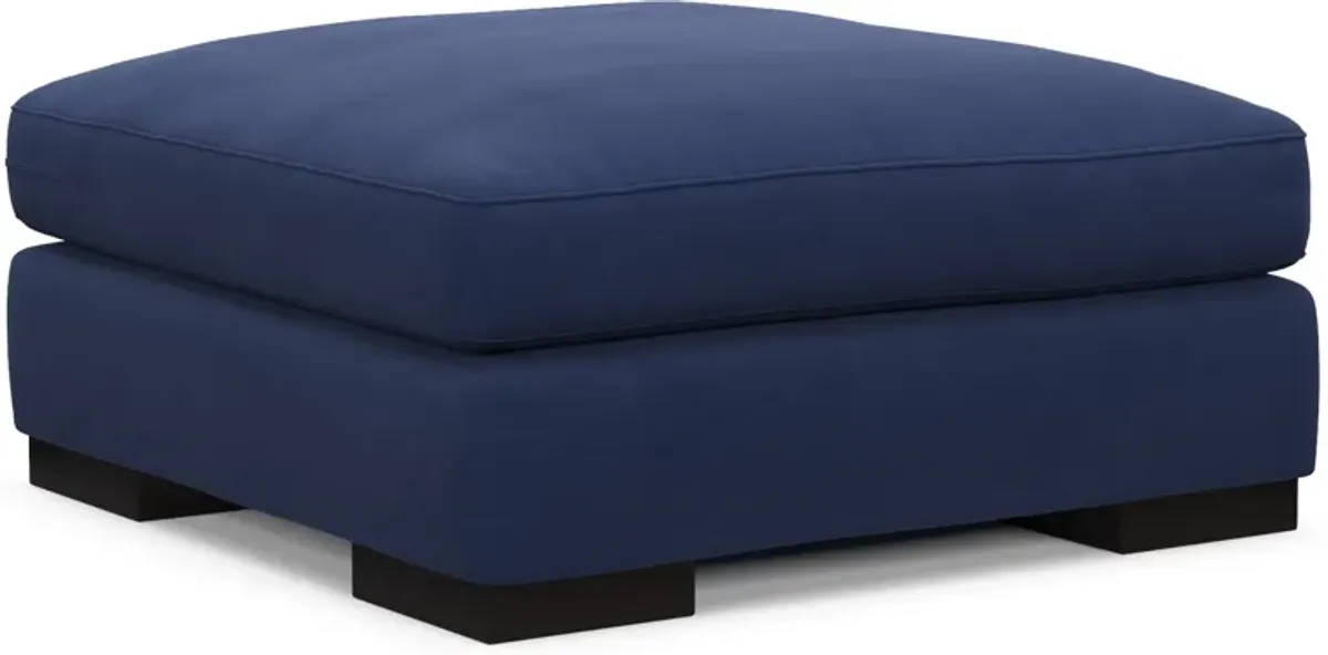 Bondi Foam Comfort Ottoman - Abington Indigo