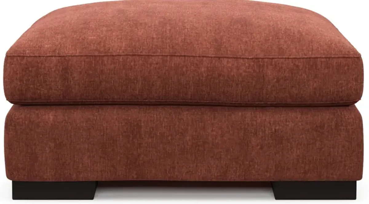 Bondi Foam Comfort Ottoman - Contessa Paprika