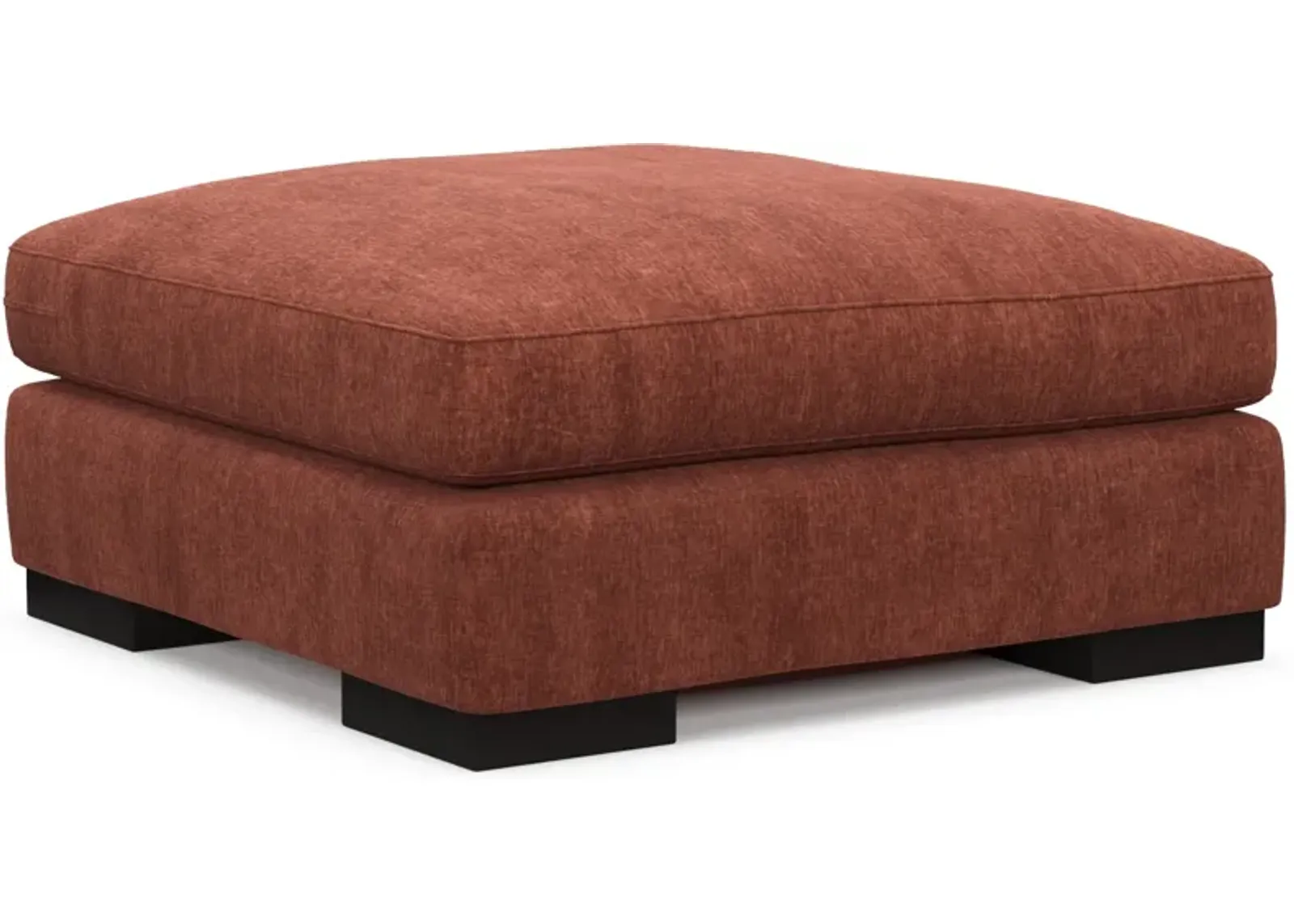 Bondi Foam Comfort Ottoman - Contessa Paprika