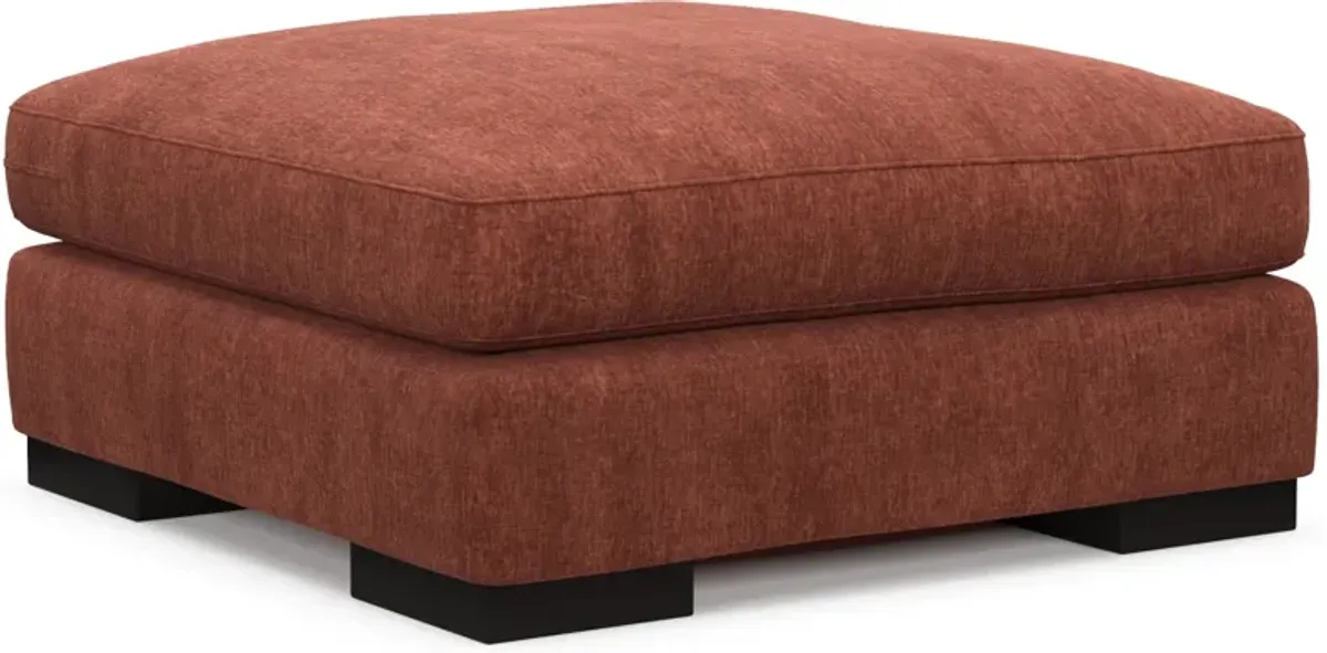 Bondi Foam Comfort Ottoman - Contessa Paprika