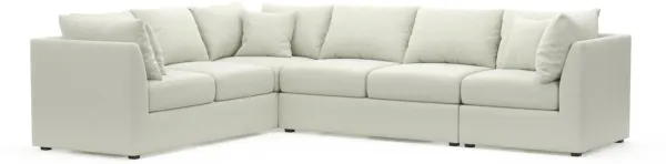 The Pitt Foam Comfort Sectional - Liv Arctic