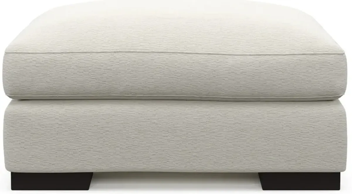 Bondi Foam Comfort Ottoman - Living Large White