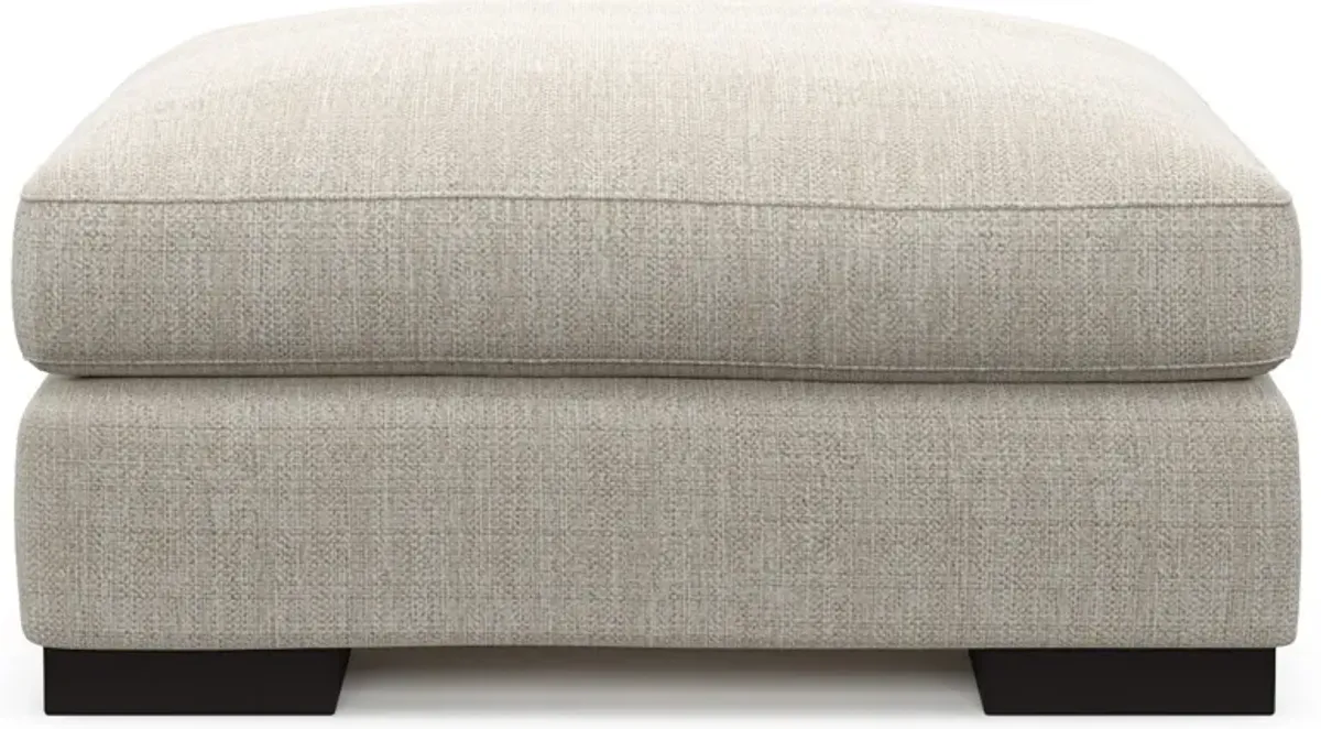 Bondi Foam Comfort Ottoman - Mason Porcelain