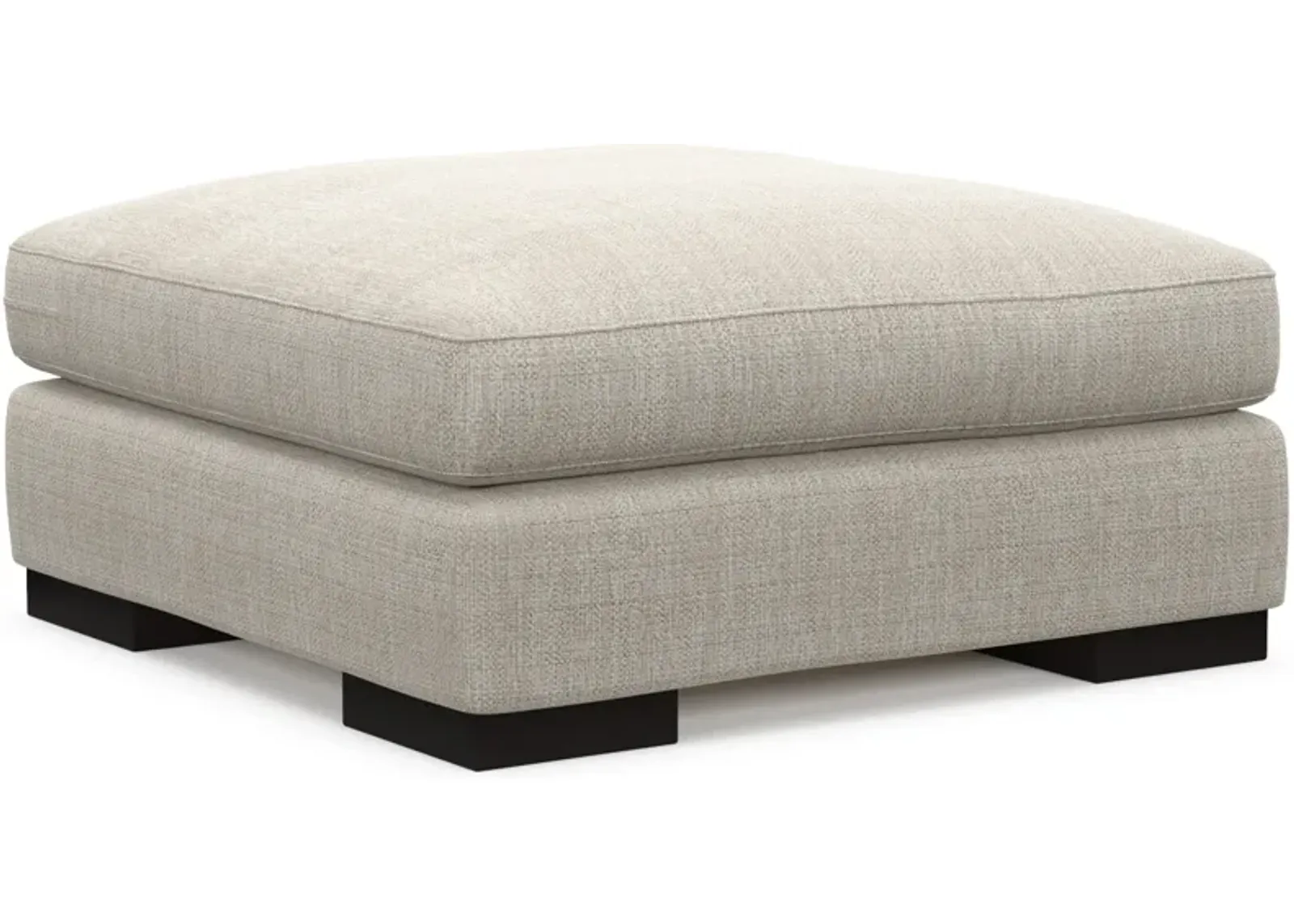 Bondi Foam Comfort Ottoman - Mason Porcelain