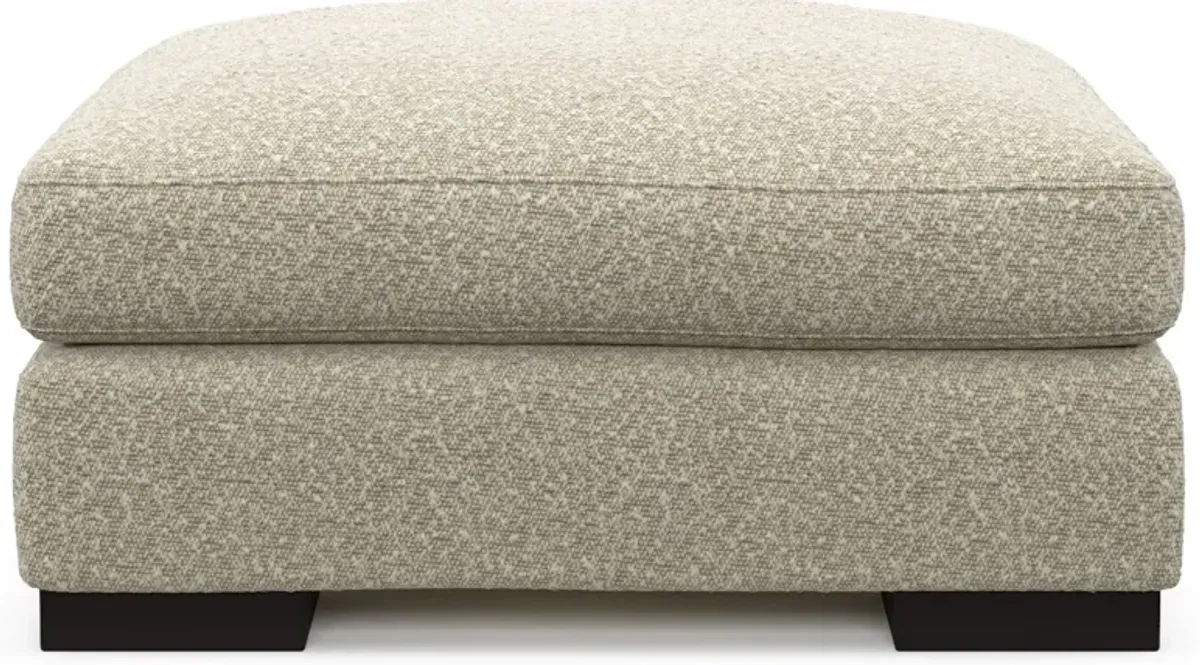 Bondi Foam Comfort Ottoman - Bloke Cotton