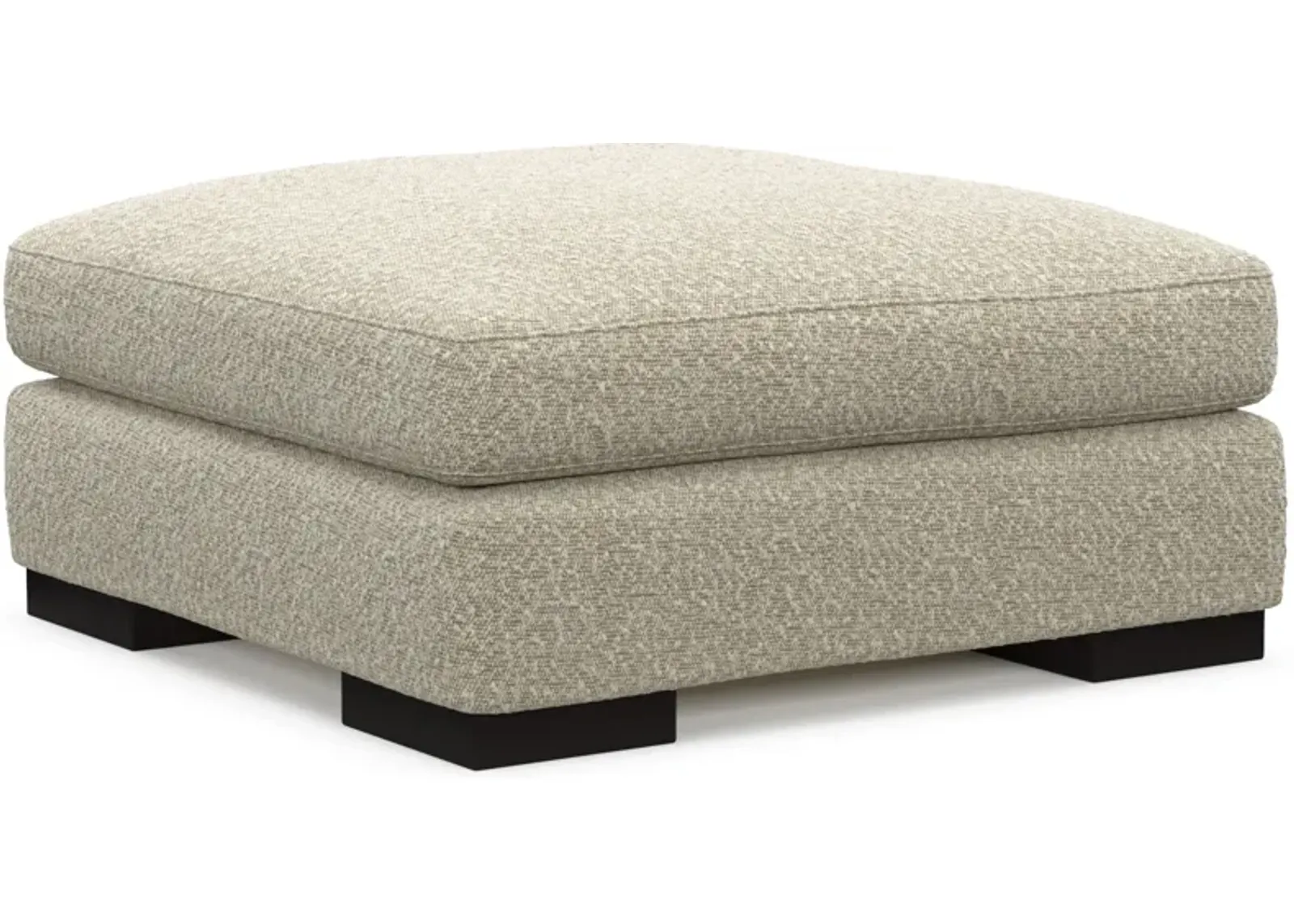 Bondi Foam Comfort Ottoman - Bloke Cotton