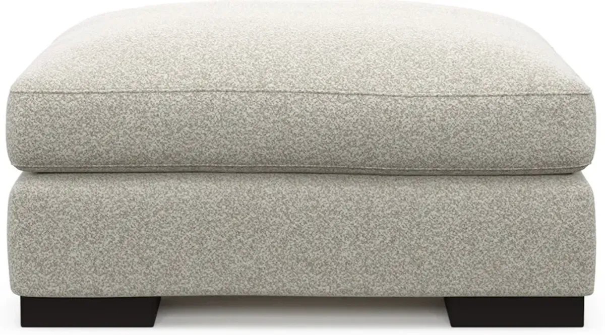 Bondi Foam Comfort Ottoman - Muse Stone