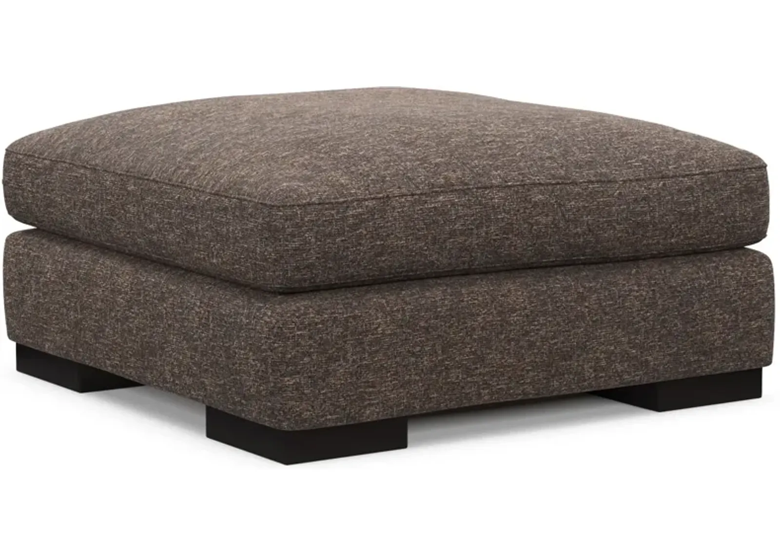 Bondi Foam Comfort Ottoman - M Walnut