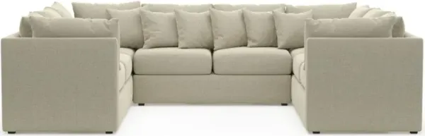 The Pitt Foam Comfort Sectional - Broderick Charcoal