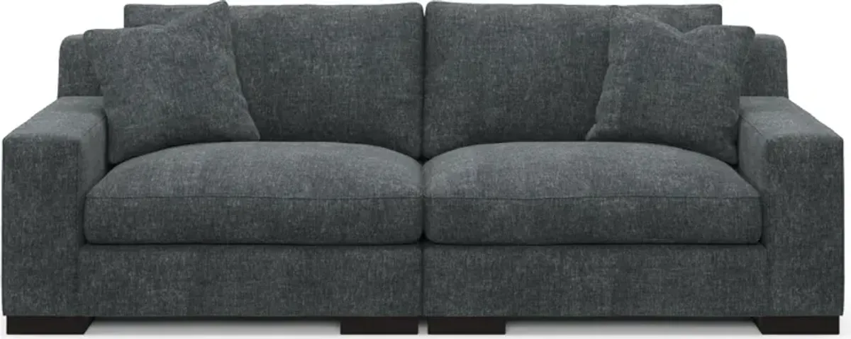 Bondi Foam Comfort 2-Piece Sofa - Contessa Shadow