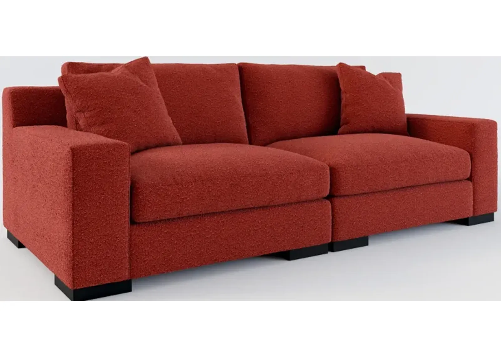 Bondi Foam Comfort 2-Piece Sofa - Bloke Brick