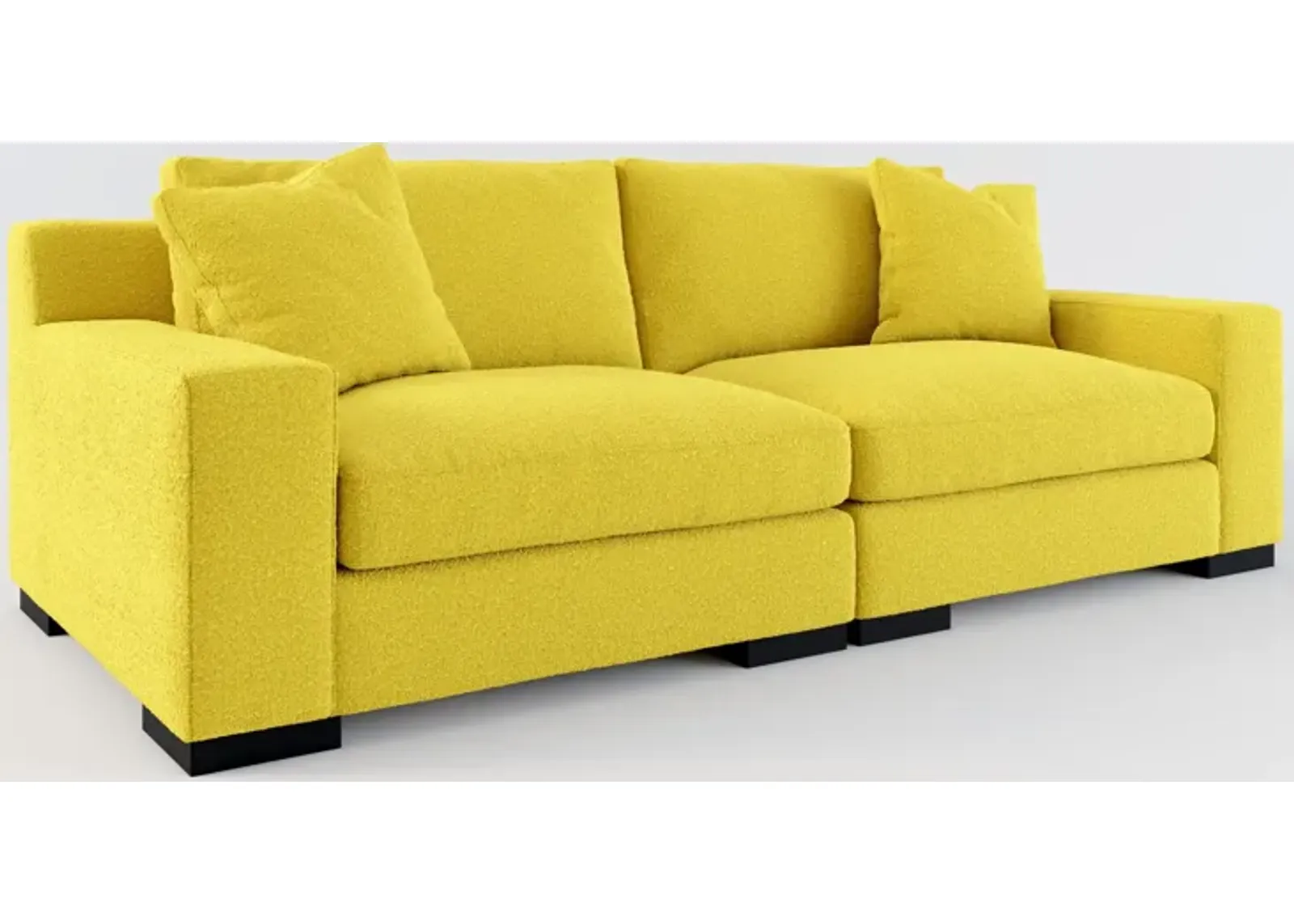 Bondi Foam Comfort 2-Piece Sofa - Bloke Goldenrod