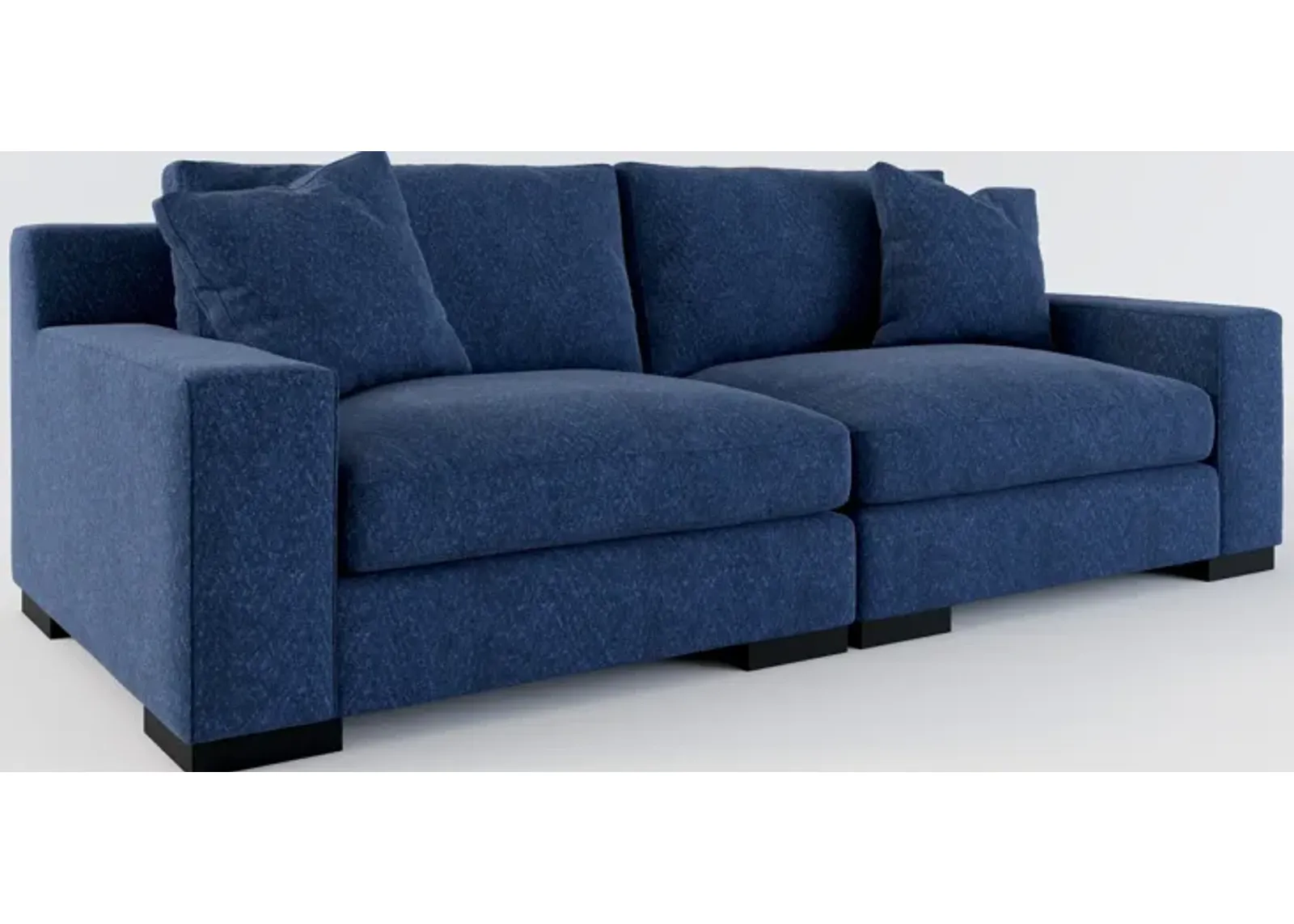 Bondi Foam Comfort 2-Piece Sofa - Oslo Navy