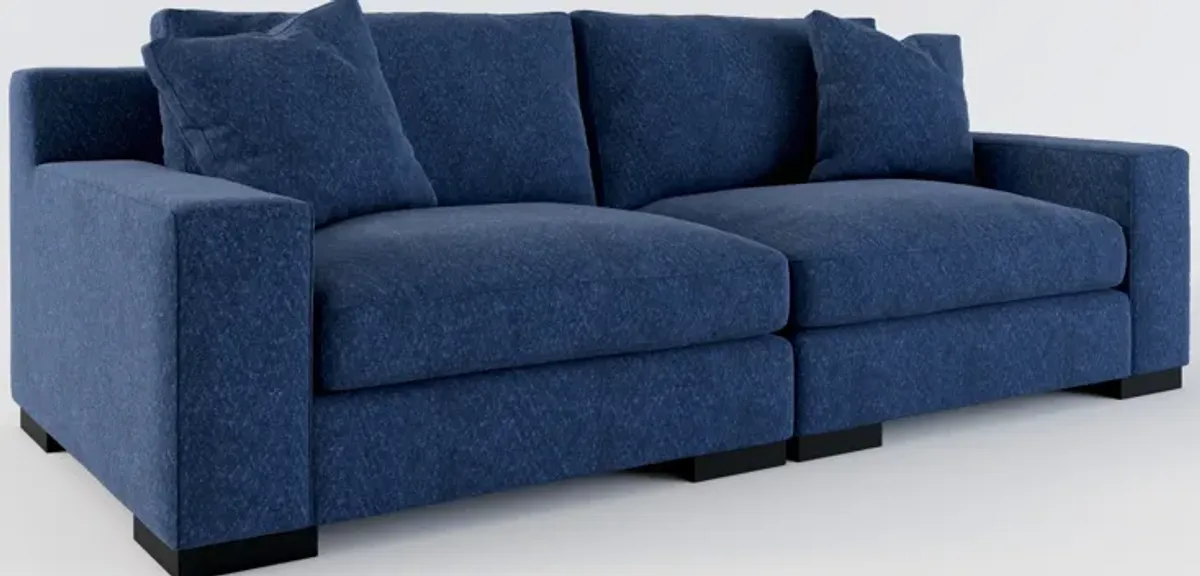 Bondi Foam Comfort 2-Piece Sofa - Oslo Navy