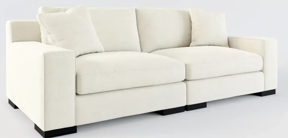 Bondi Foam Comfort 2-Piece Sofa - Curious Pearl