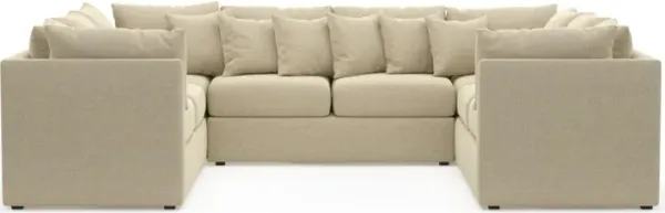 The Pitt Foam Comfort Sectional - Broderick Sand