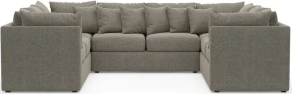 The Pitt Foam Comfort Sectional - Bridger Metal