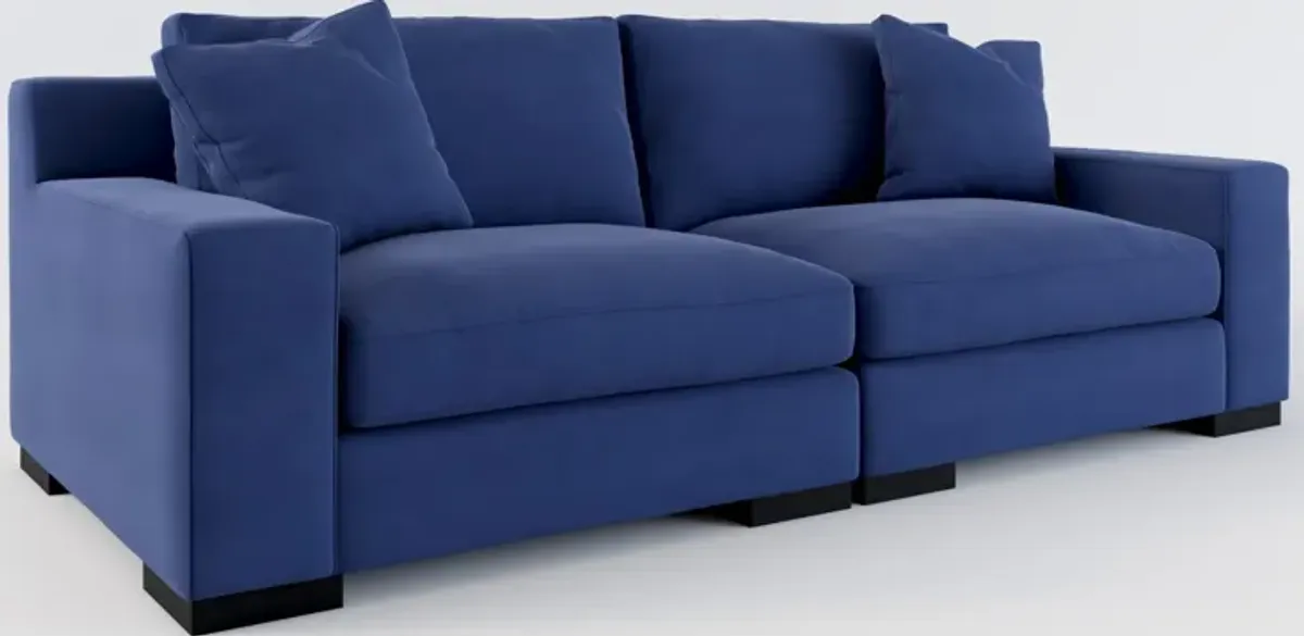 Bondi Foam Comfort 2-Piece Sofa - Abington Indigo