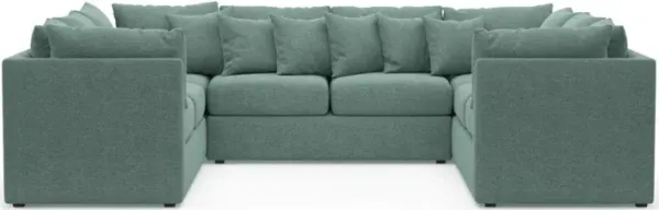The Pitt Foam Comfort Sectional - Bridger Jade