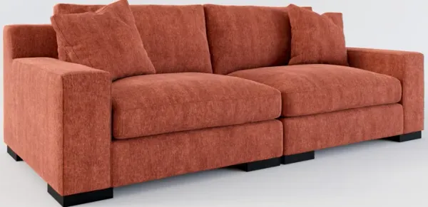 Bondi Foam Comfort 2-Piece Sofa - Contessa Paprika