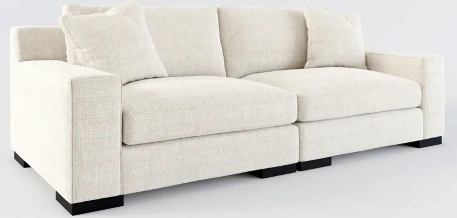 Bondi Foam Comfort 2-Piece Sofa - Mason Porcelain