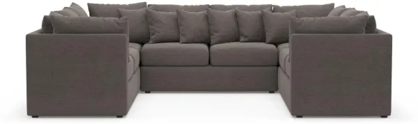 The Pitt Foam Comfort Sectional - Presidio Steel