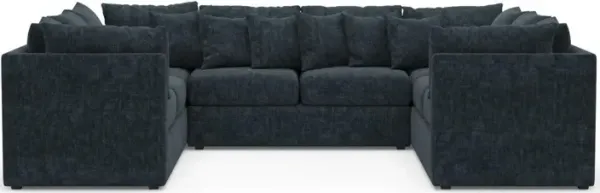 The Pitt Foam Comfort Sectional - Argo Navy