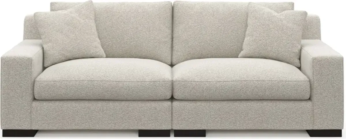 Bondi Foam Comfort 2-Piece Sofa - Muse Stone