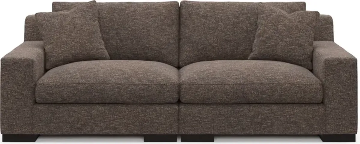 Bondi Foam Comfort 2-Piece Sofa - M Walnut