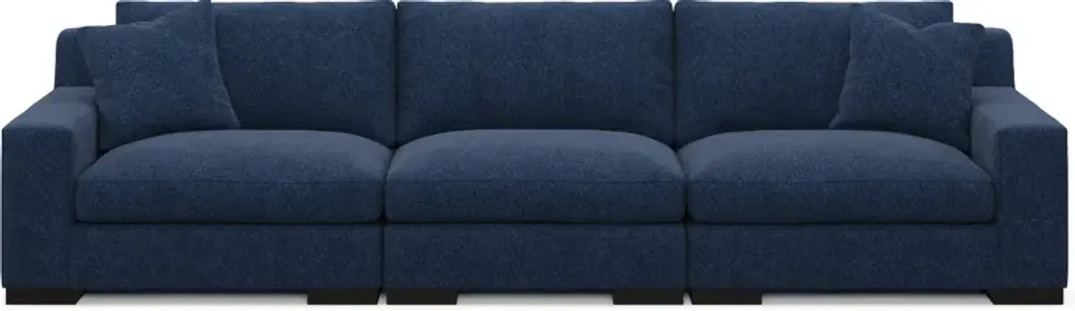 Bondi Foam Comfort 3-Piece Sofa - Oslo Navy