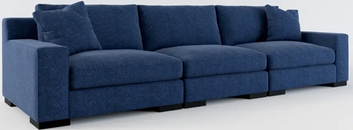 Bondi Foam Comfort 3-Piece Sofa - Oslo Navy