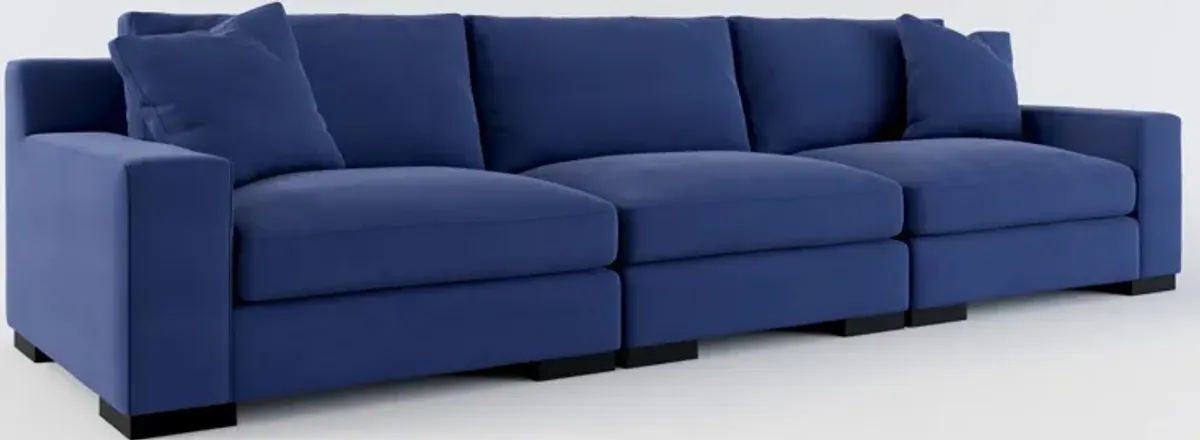 Bondi Foam Comfort 3-Piece Sofa - Abington Indigo