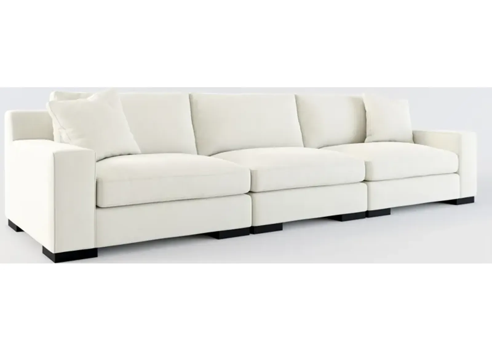 Bondi Foam Comfort 3-Piece Sofa - Anders Ivory