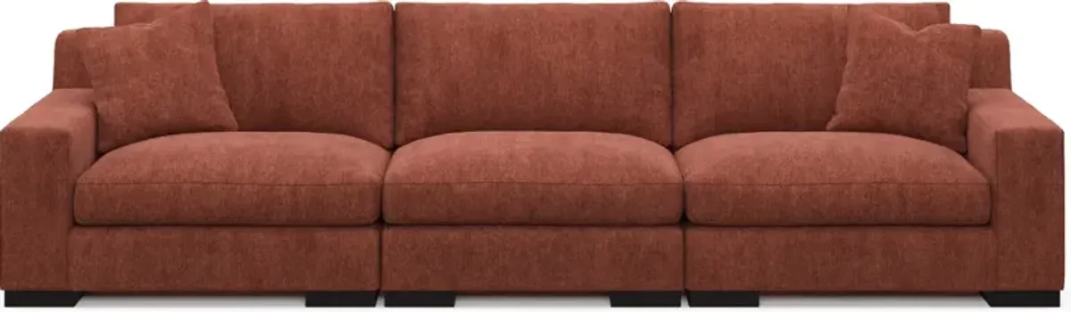 Bondi Foam Comfort 3-Piece Sofa - Contessa Paprika