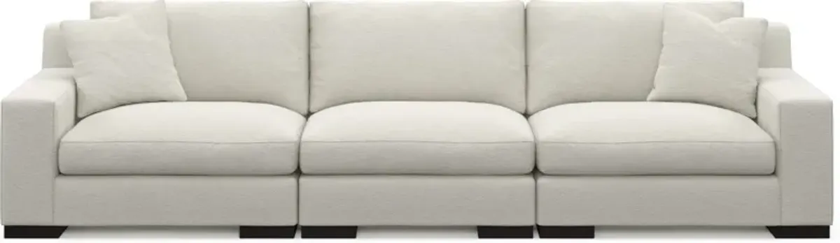 Bondi Foam Comfort 3-Piece Sofa - Living Large White