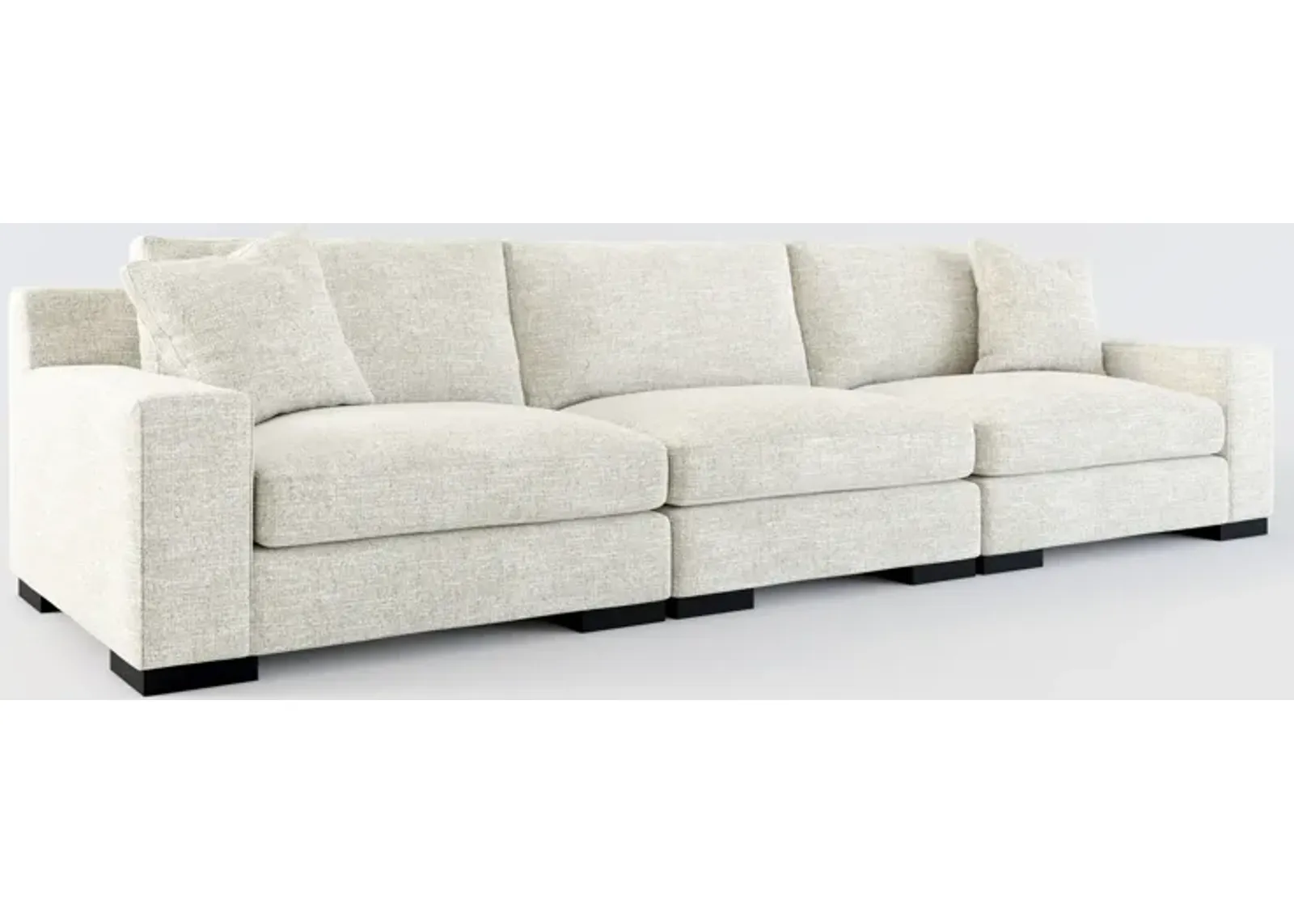 Bondi Foam Comfort 3-Piece Sofa - M Ivory