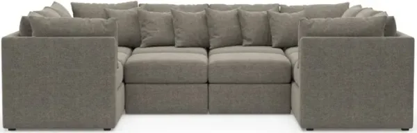 The Pitt Foam Comfort Sectional - Bridger Metal