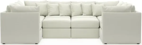 The Pitt Foam Comfort Sectional - Liv Arctic